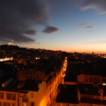 Marseille at sunset